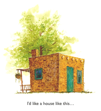 ‘The Little Brick House’ of the second little brachiosaur.  Unfortunately, even brick houses do not stand up to T-rexes, if you don’t follow the directions on the package!!!